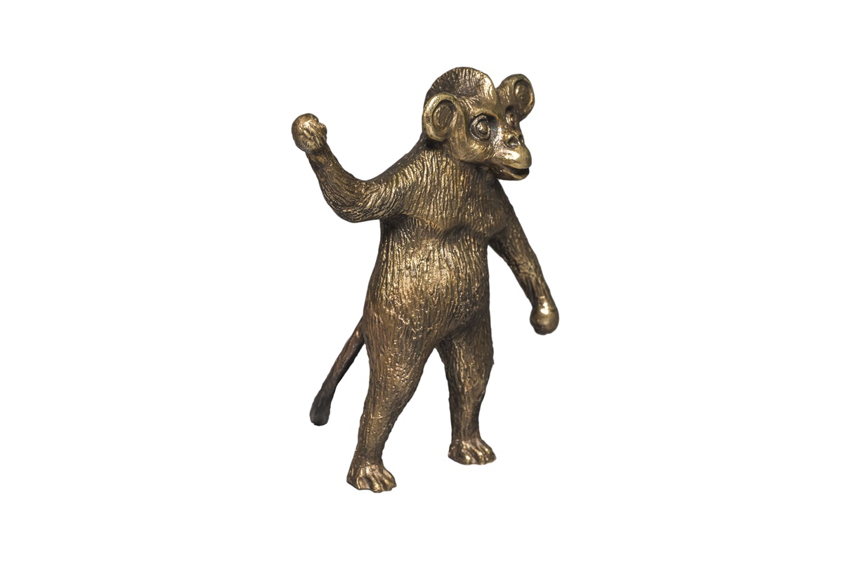 картинка Скульптура латунная обезьяны PRIMITIVE MONKEY   от магазина Одежда+