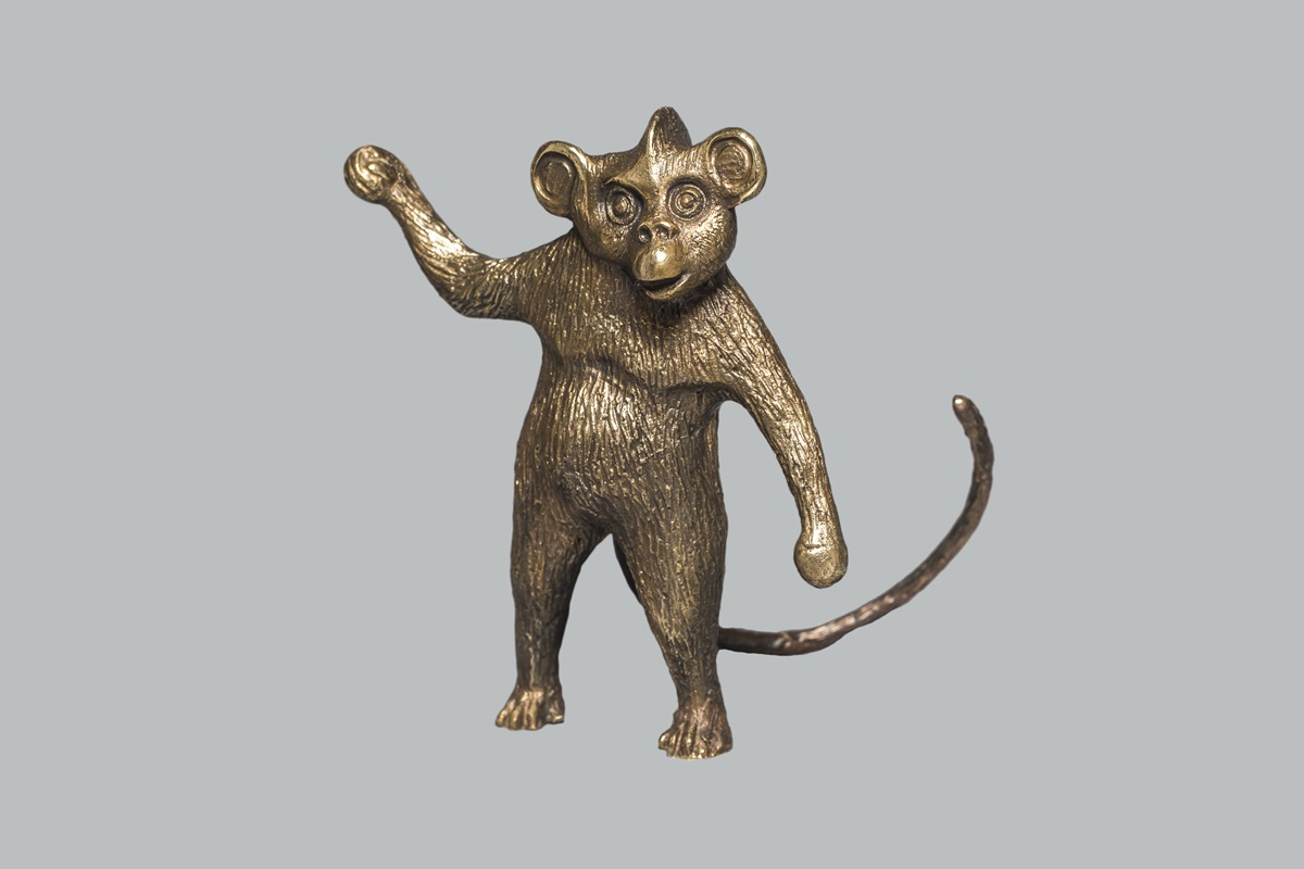 картинка Скульптура латунная обезьяны PRIMITIVE MONKEY   от магазина Одежда+